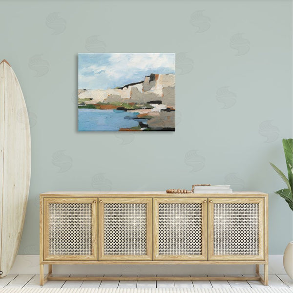 Stupell Industries Ethan Harper | Seaside Cliff Abstract Landscape Wall Art