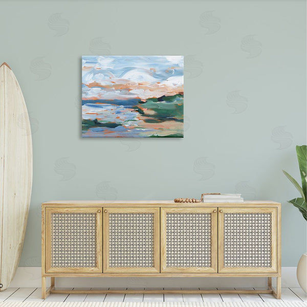 Stupell Industries Ethan Harper | Seaside Modern Landscape Scene Wall Art