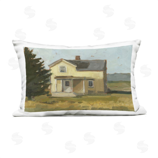 Stupell Industries Ethan Harper | Secluded Cottage Study Printed Throw Pillow