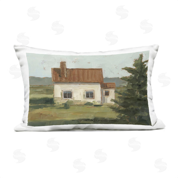 Stupell Industries Ethan Harper | Secluded Cottage View Printed Throw Pillow