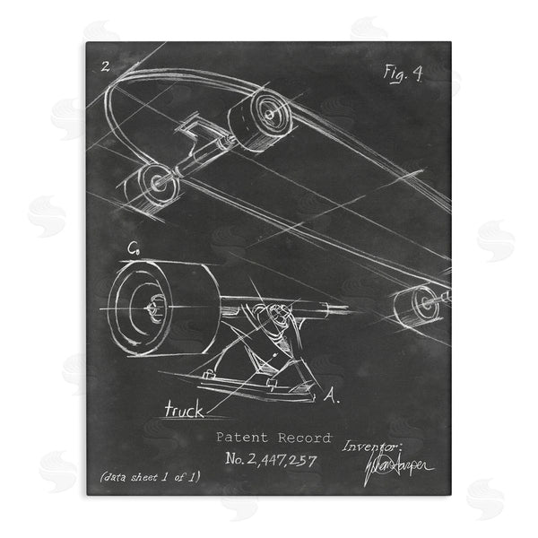 stupell industries Ethan Harper | Skateboard Truck Diagram