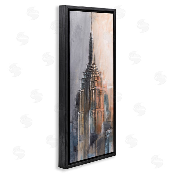 Stupell Industries Ethan Harper | Sketched City Building Wall Art