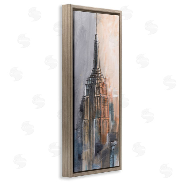 Stupell Industries Ethan Harper | Sketched City Building Wall Art