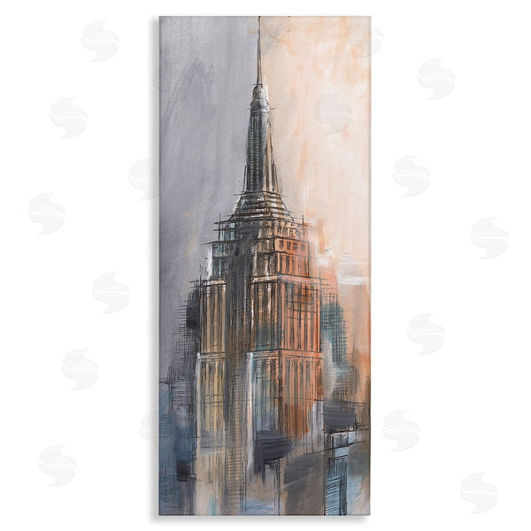 Stupell Industries Ethan Harper | Sketched City Building Wall Art