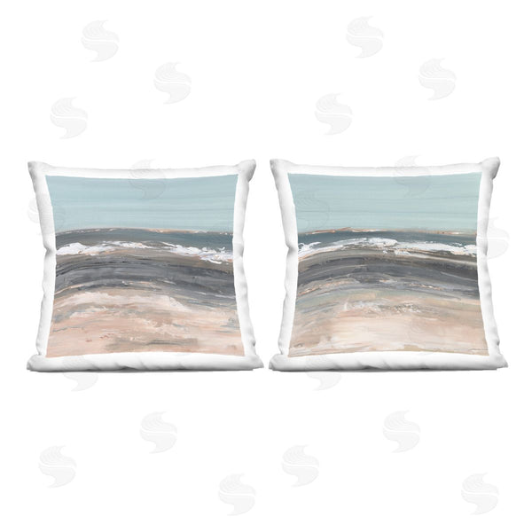 stupell industries Ethan Harper | Summer Waves Abstract Printed Throw Pillow Set