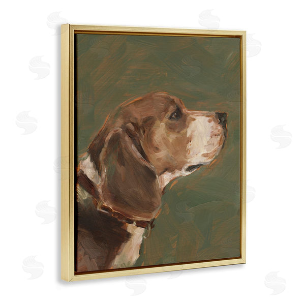 Stupell Industries Ethan Harper | Traditional Beagle Portrait Wall Art