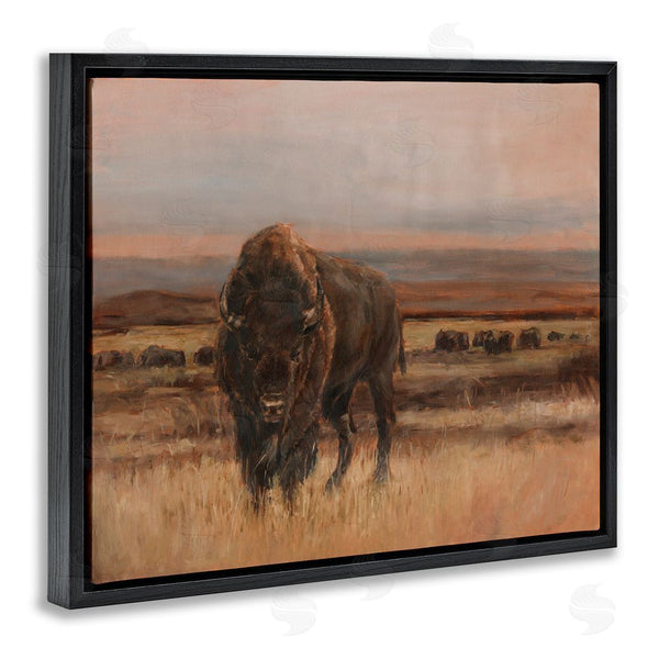 Stupell Industries Ethan Harper | Traditional Bison Landscape Wall Art
