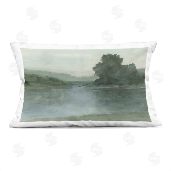 stupell industries Ethan Harper | Tranquil Lake at Twilight Printed Throw Pillow