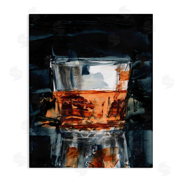 stupell industries Ethan Harper | Whiskey Glass Reflection