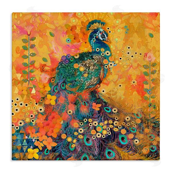 stupell industries Evelia Designs | Bohemian Peacock Pattern