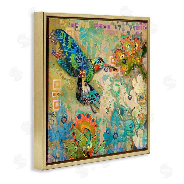 Stupell Industries Evelia Designs | Boho Hummingbird Pattern