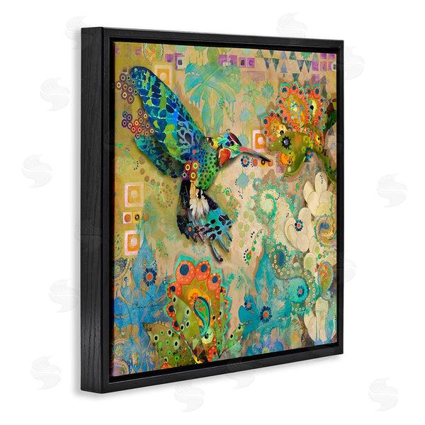 Stupell Industries Evelia Designs | Boho Hummingbird Pattern Wall Art