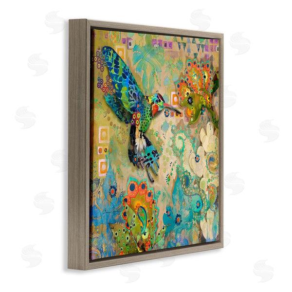 Stupell Industries Evelia Designs | Boho Hummingbird Pattern Wall Art