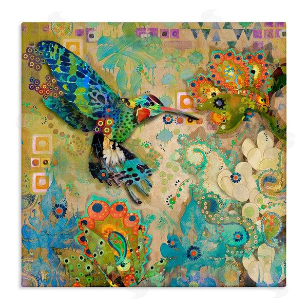 stupell industries Evelia Designs | Boho Hummingbird Pattern Wall Art