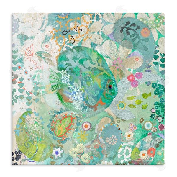 stupell industries Evelia Designs | Fish & Coral Pattern Wall Art