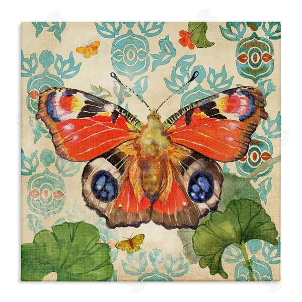stupell industries Evelia Designs | Floral Boho Butterfly