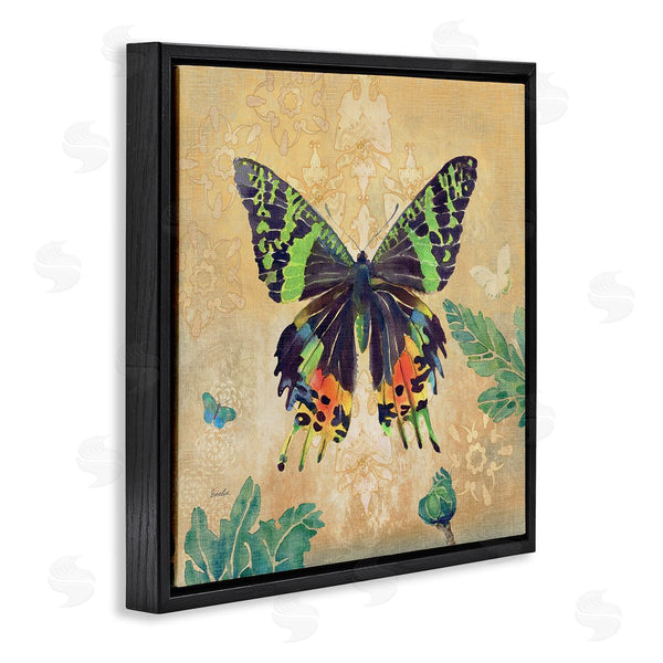 Stupell Industries Evelia Designs | Floral Butterfly Vintage Pattern Wall Art