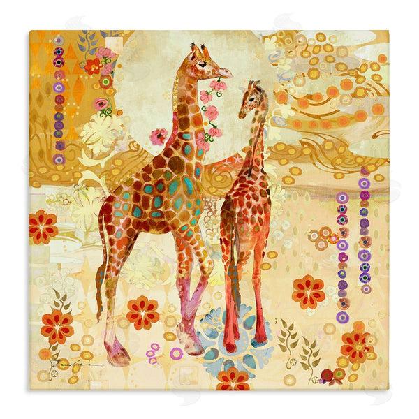 stupell industries Evelia Designs | Floral Patterned Giraffes