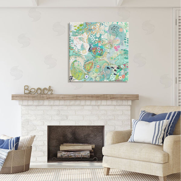 Stupell Industries Evelia Designs | Green Paisley Fish Pattern Wall Art