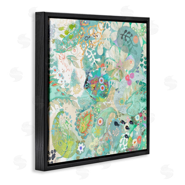 Stupell Industries Evelia Designs | Green Paisley Fish Pattern Wall Art
