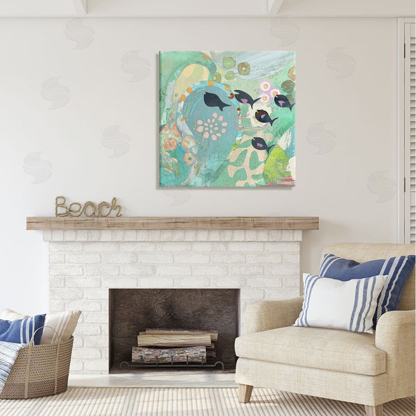 Stupell Industries Evelia Designs | Green Patterned Fish Collage Wall Art