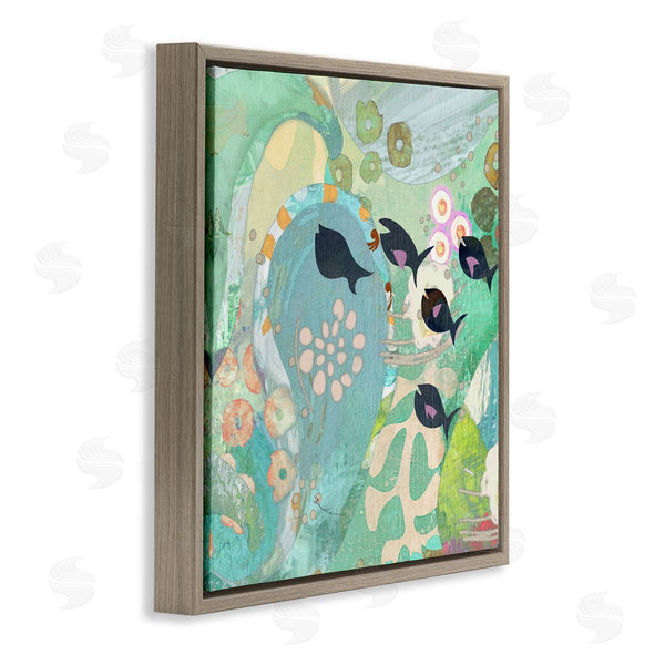 Stupell Industries Evelia Designs | Green Patterned Fish Collage Wall Art