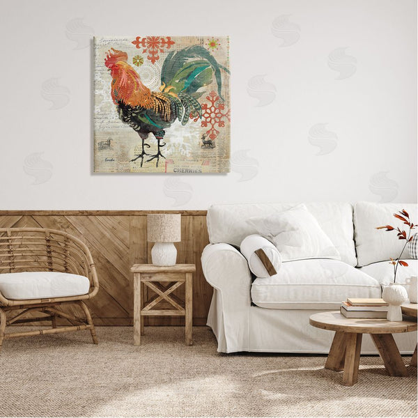 Stupell Industries Evelia Designs | Kitchen Rooster Farmhouse Collage Wall Art