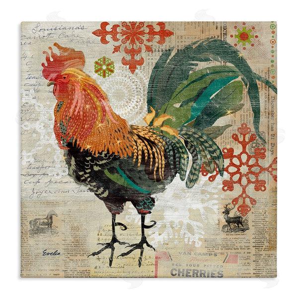 stupell industries Evelia Designs | Kitchen Rooster Farmhouse Collage Wall Art