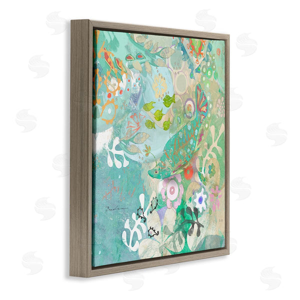 Stupell Industries Evelia Designs | Paisley Fish Pattern Wall Art