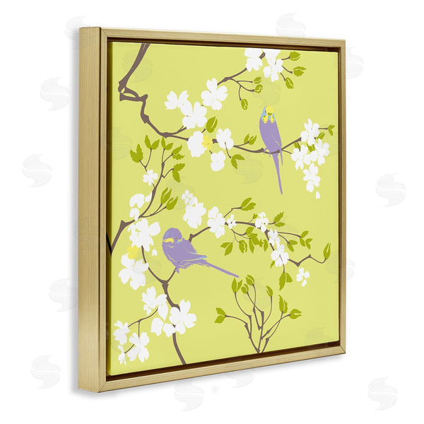 Stupell Industries Evelia Designs | Parakeets & Cherry Blossoms