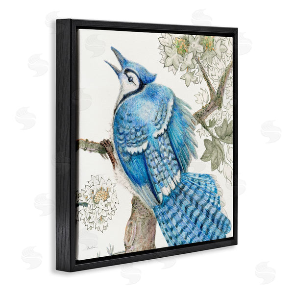 Stupell Industries Evelia Designs | Rhododendron & Blue Jay Wall Art