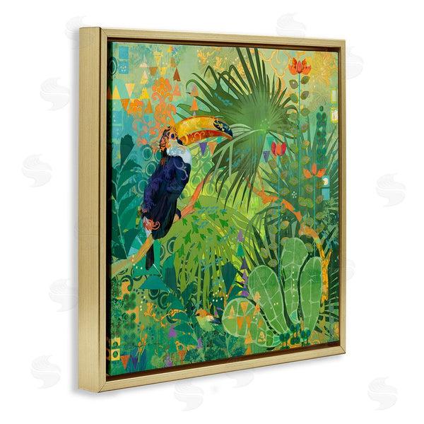 Stupell Industries Evelia Designs | Toucan Rainforest Nature