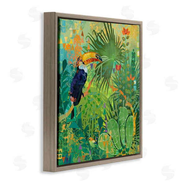 Stupell Industries Evelia Designs | Toucan Rainforest Nature Wall Art