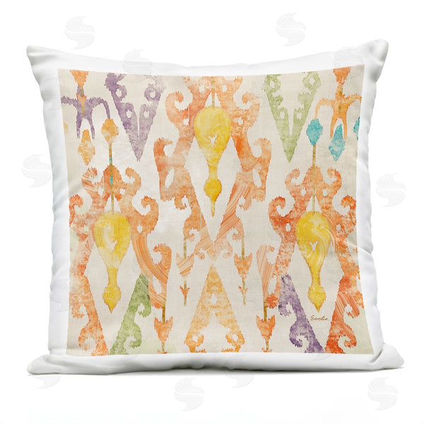Stupell Industries Evelia Designs | Vibrant Hues Geometric Pattern Printed Throw Pillow