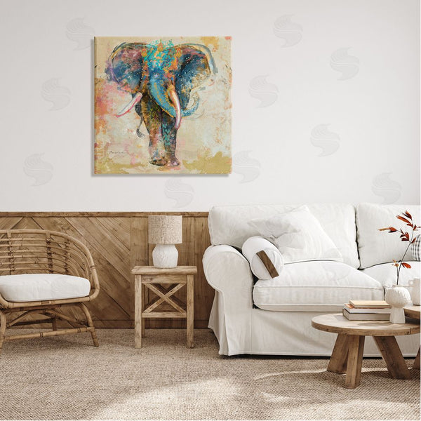 Stupell Industries Evelia Designs | Vivid Elephant Collage Pattern Wall Art