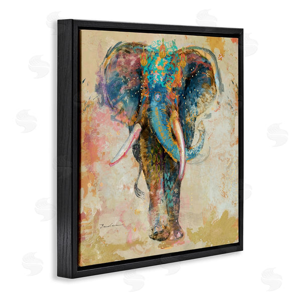Stupell Industries Evelia Designs | Vivid Elephant Collage Pattern Wall Art
