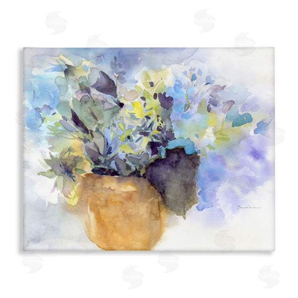 stupell industries Evelia Designs | Watercolor Blue Hydrangea