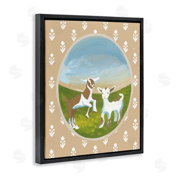 Stupell Industries Evelyn Coleman | Cottage Core Goats