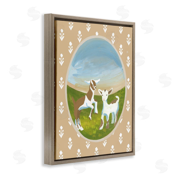 Stupell Industries Evelyn Coleman | Cottage Core Goats