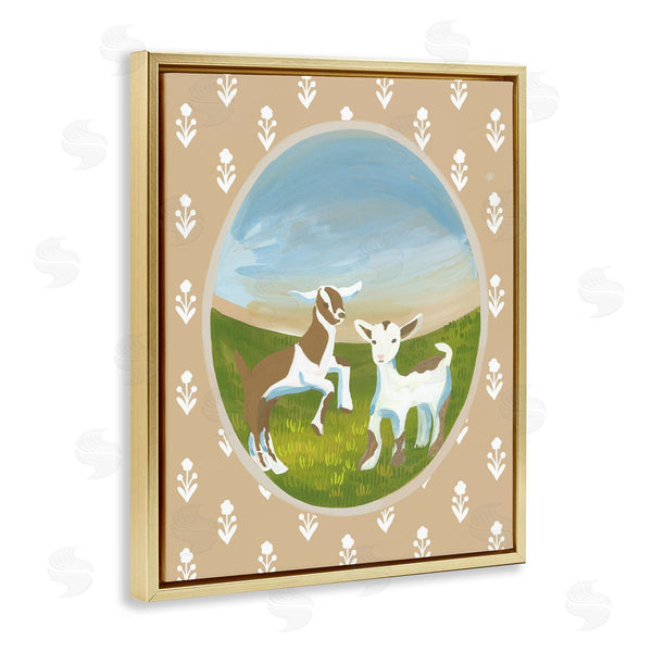 Stupell Industries Evelyn Coleman | Cottage Core Goats