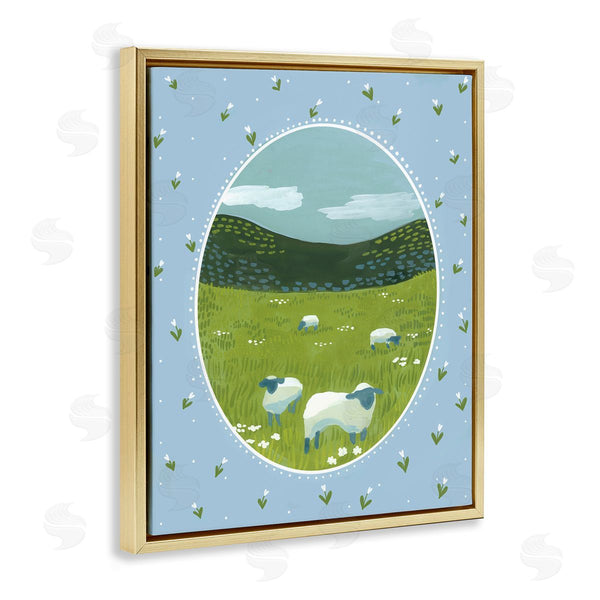 Stupell Industries Evelyn Coleman | Cottage Core Sheep