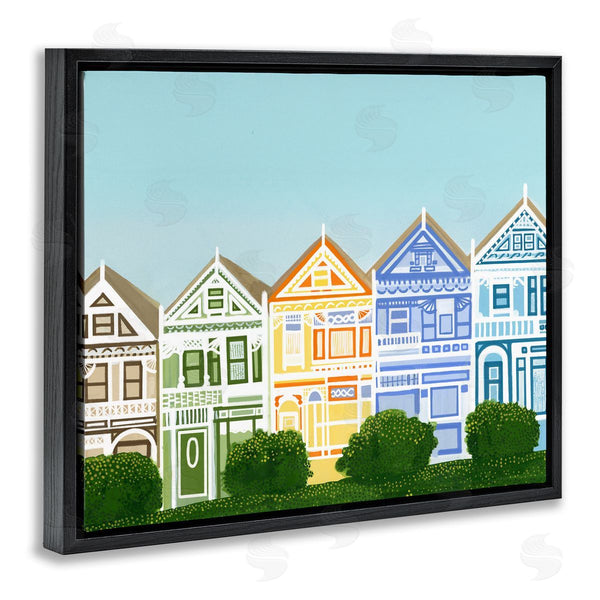 Stupell Industries Evelyn Coleman | Painted Ladies Houses
