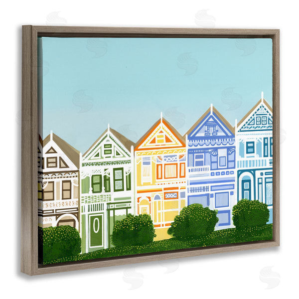 Stupell Industries Evelyn Coleman | Painted Ladies Houses