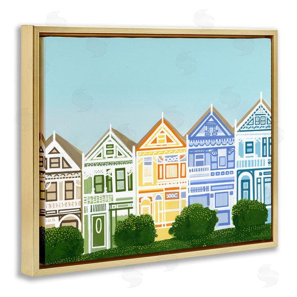 Stupell Industries Evelyn Coleman | Painted Ladies Houses