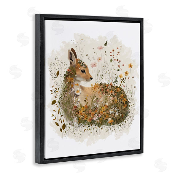 Stupell Industries Fab Funky | Daisy And Wildflower Fawn