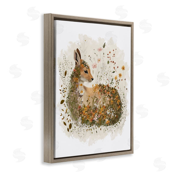 Stupell Industries Fab Funky | Daisy And Wildflower Fawn