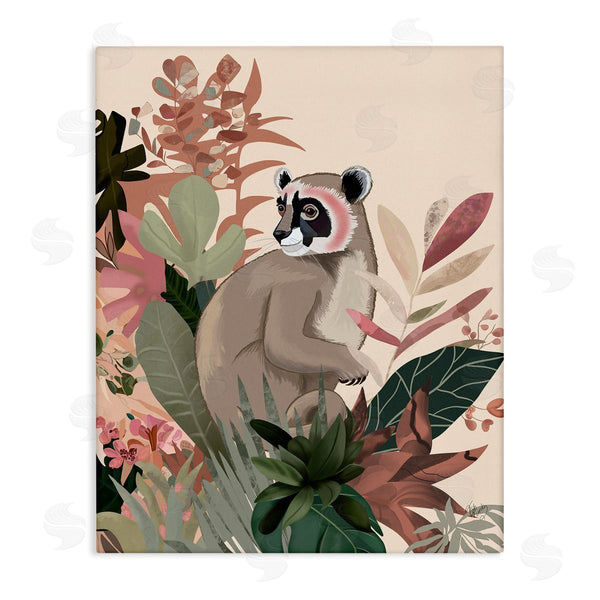 stupell industries Fab Funky | Lemur and Tropical Plants