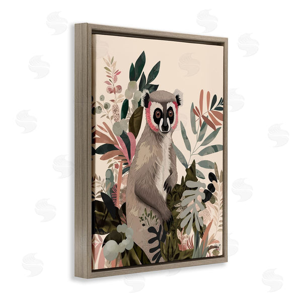 Stupell Industries Fab Funky | Lemur In Tropical Tree