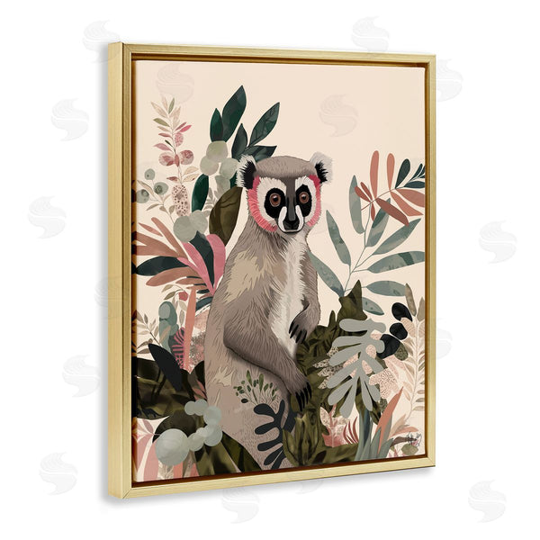 Stupell Industries Fab Funky | Lemur In Tropical Tree