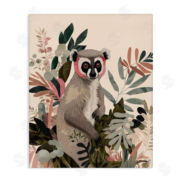 stupell industries Fab Funky | Lemur in Tropical Tree